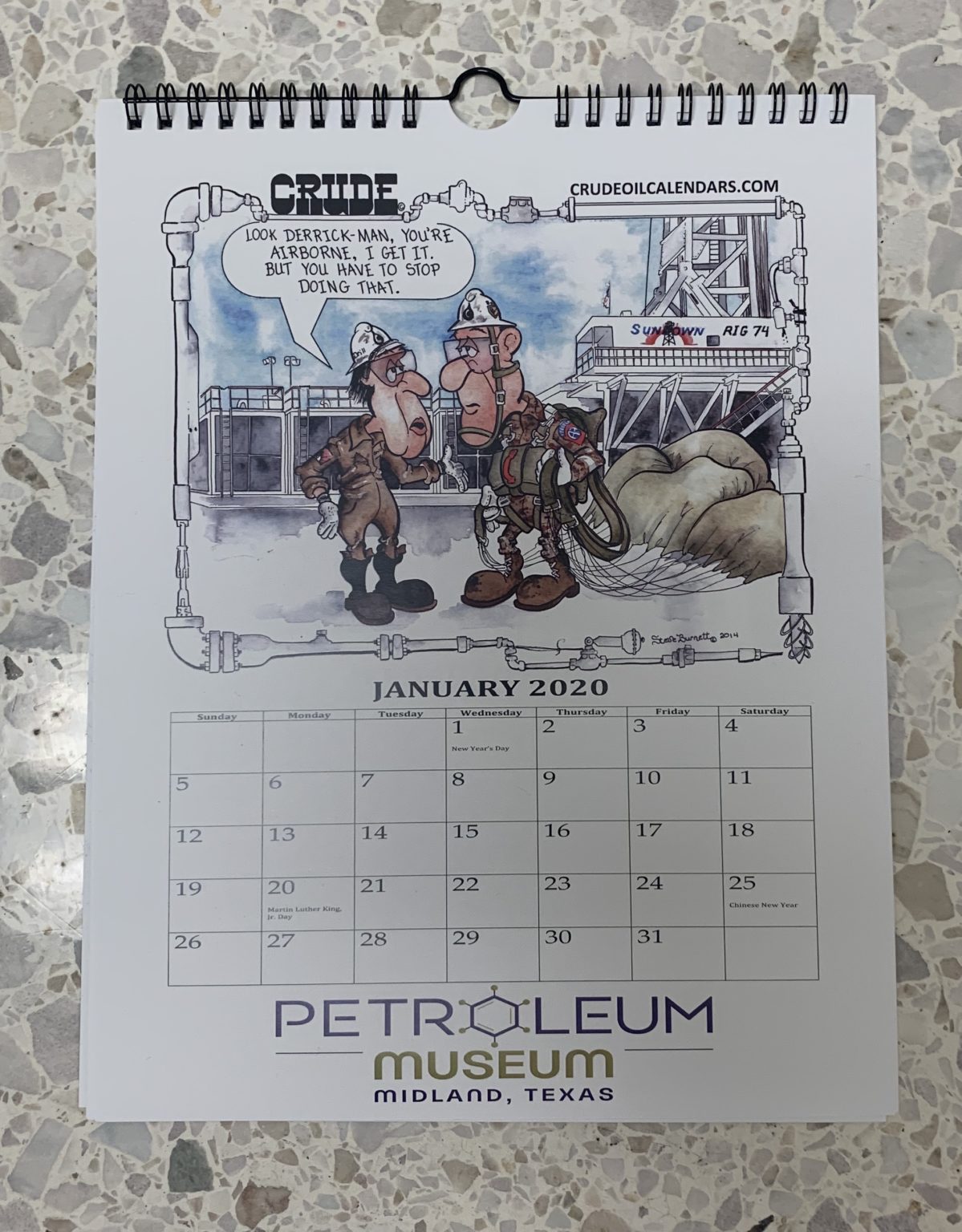 Petroleum Museum CRUDE OIL CALENDAR