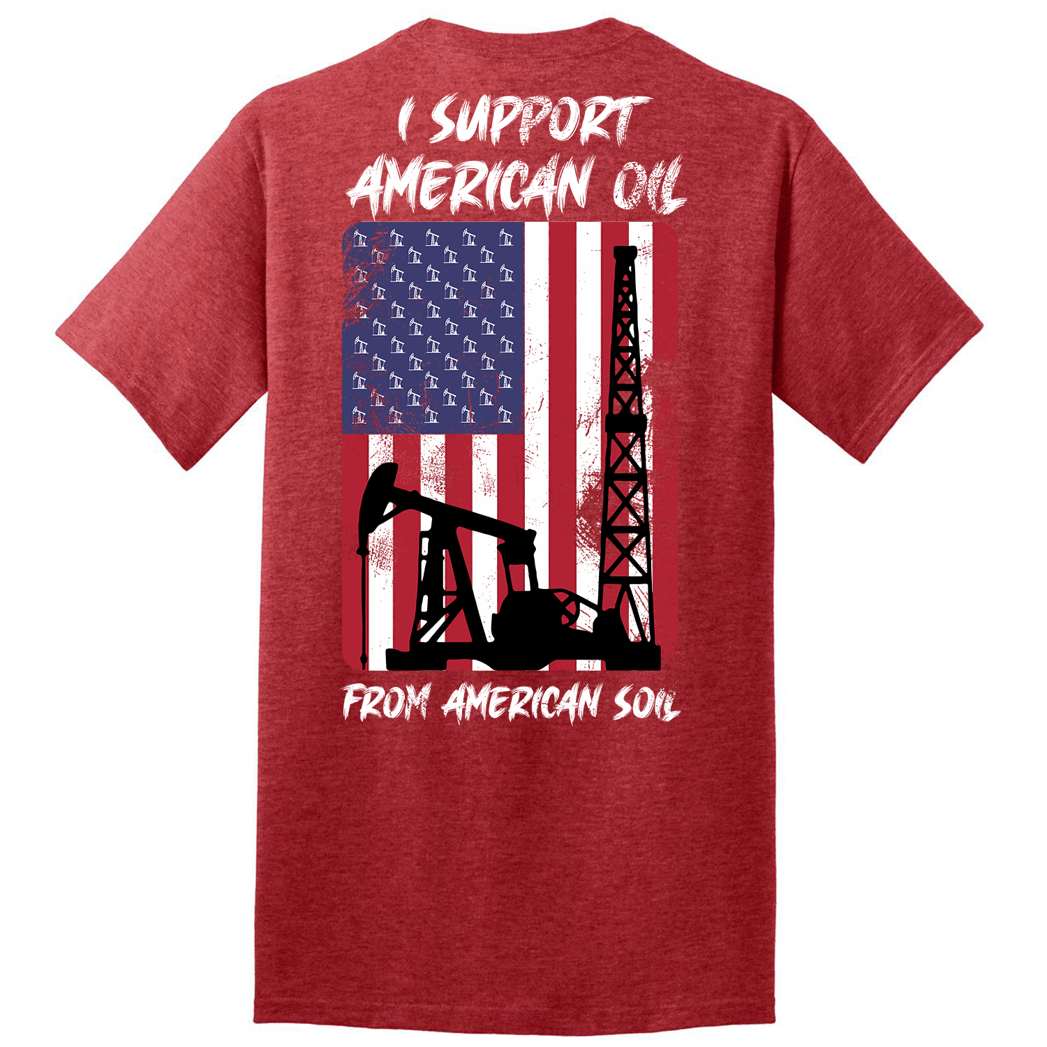 | I Support Oil T-Shirt – Red